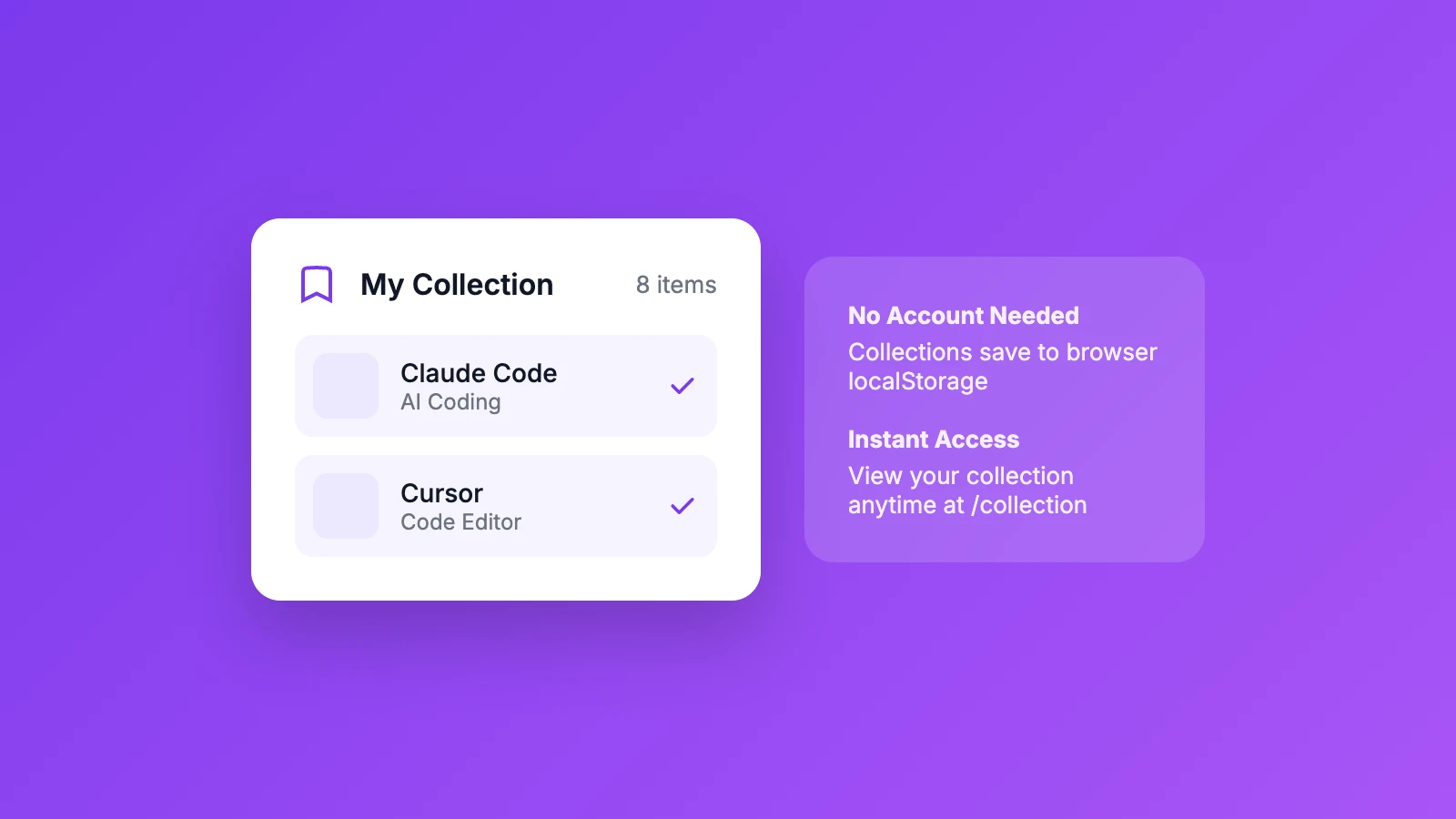 User Collections