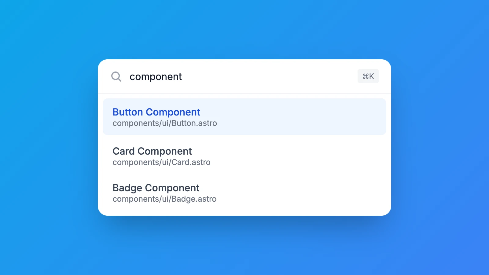 Instant Full-Text Search